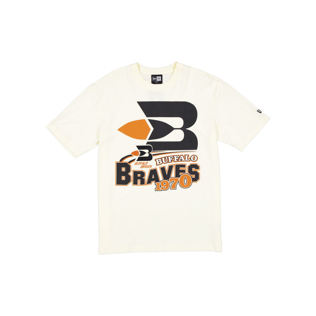 Buffalo Braves Retro Chrome White T-Shirt