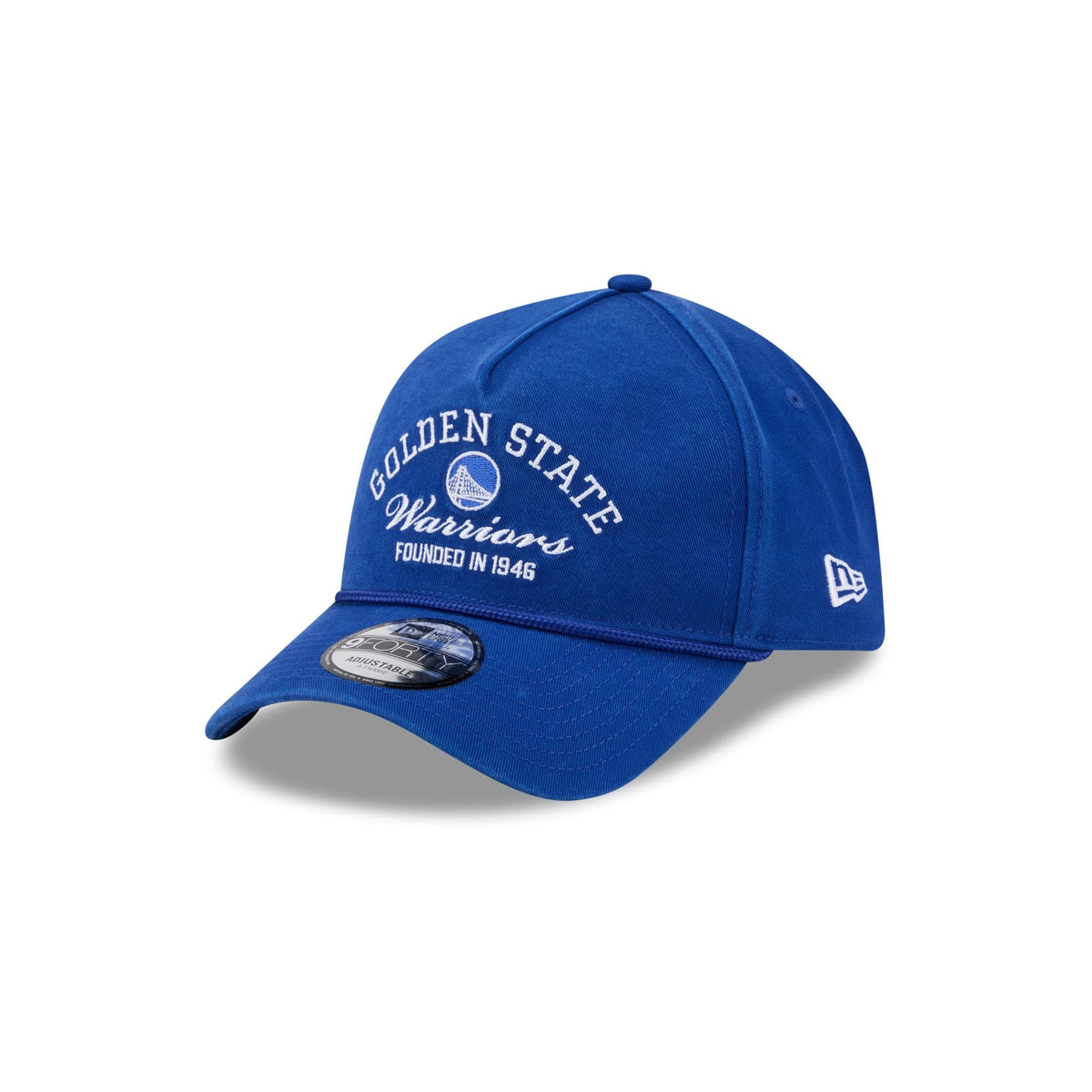 Golden State Warriors Stacked Rope 9FORTY A-Frame Snapback Hat