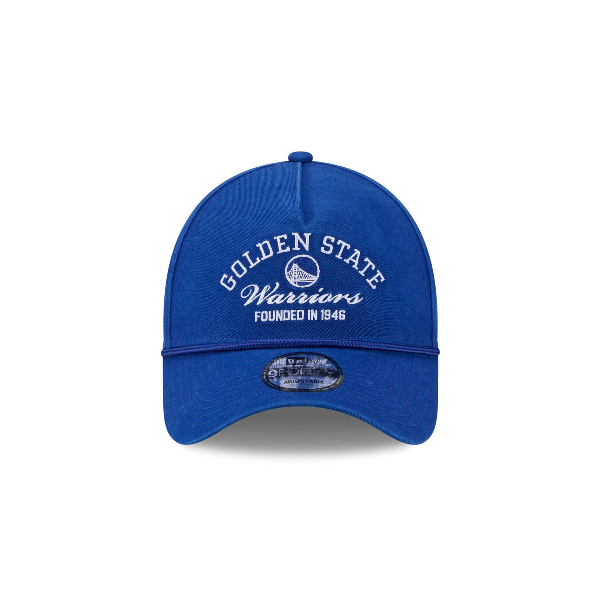 Golden State Warriors Stacked Rope 9FORTY A-Frame Snapback Hat