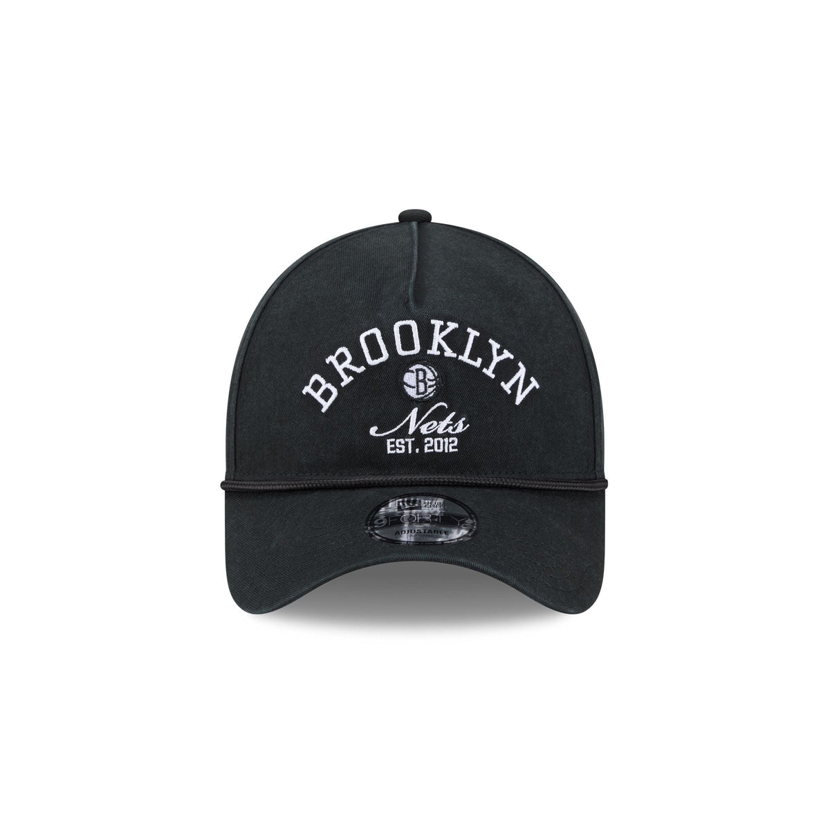 Brooklyn Nets Stacked Rope 9FORTY A-Frame Snapback Hat
