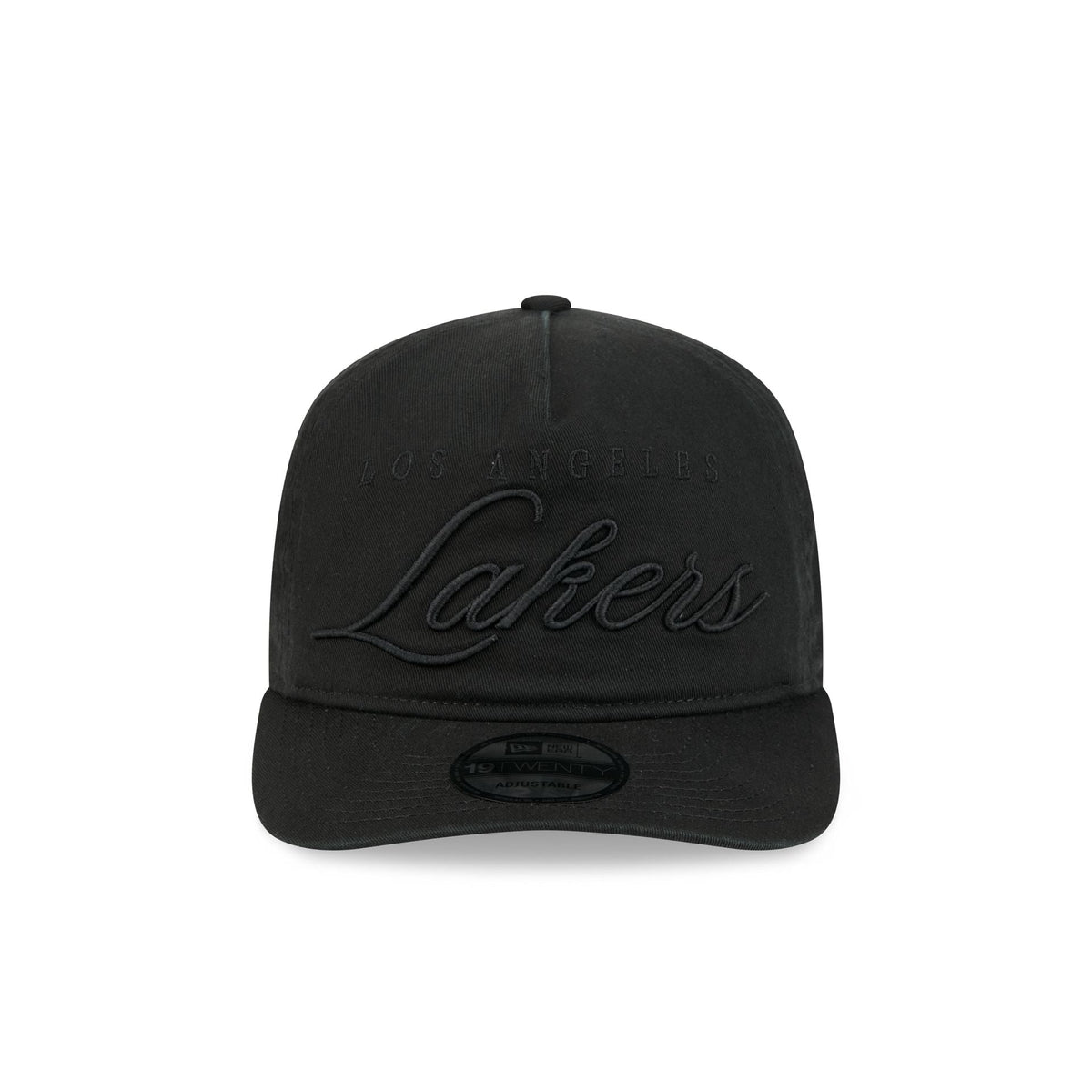 Los Angeles Lakers All Black Scripted 19TWENTY Adjustable Hat