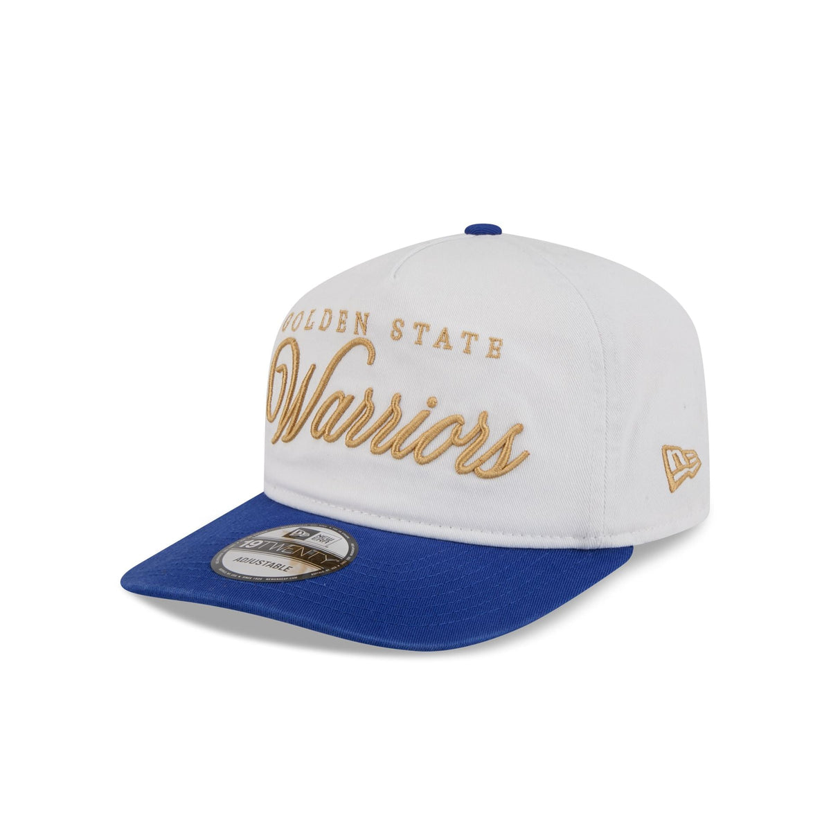 Golden State Warriors Gold Scripted 19TWENTY Adjustable Hat