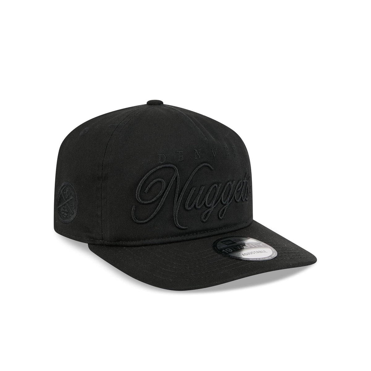 Denver Nuggets All Black Scripted 19TWENTY Adjustable Hat