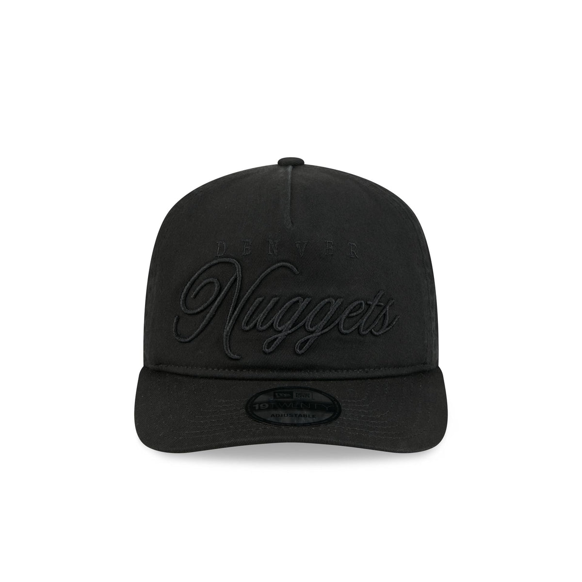 Denver Nuggets All Black Scripted 19TWENTY Adjustable Hat