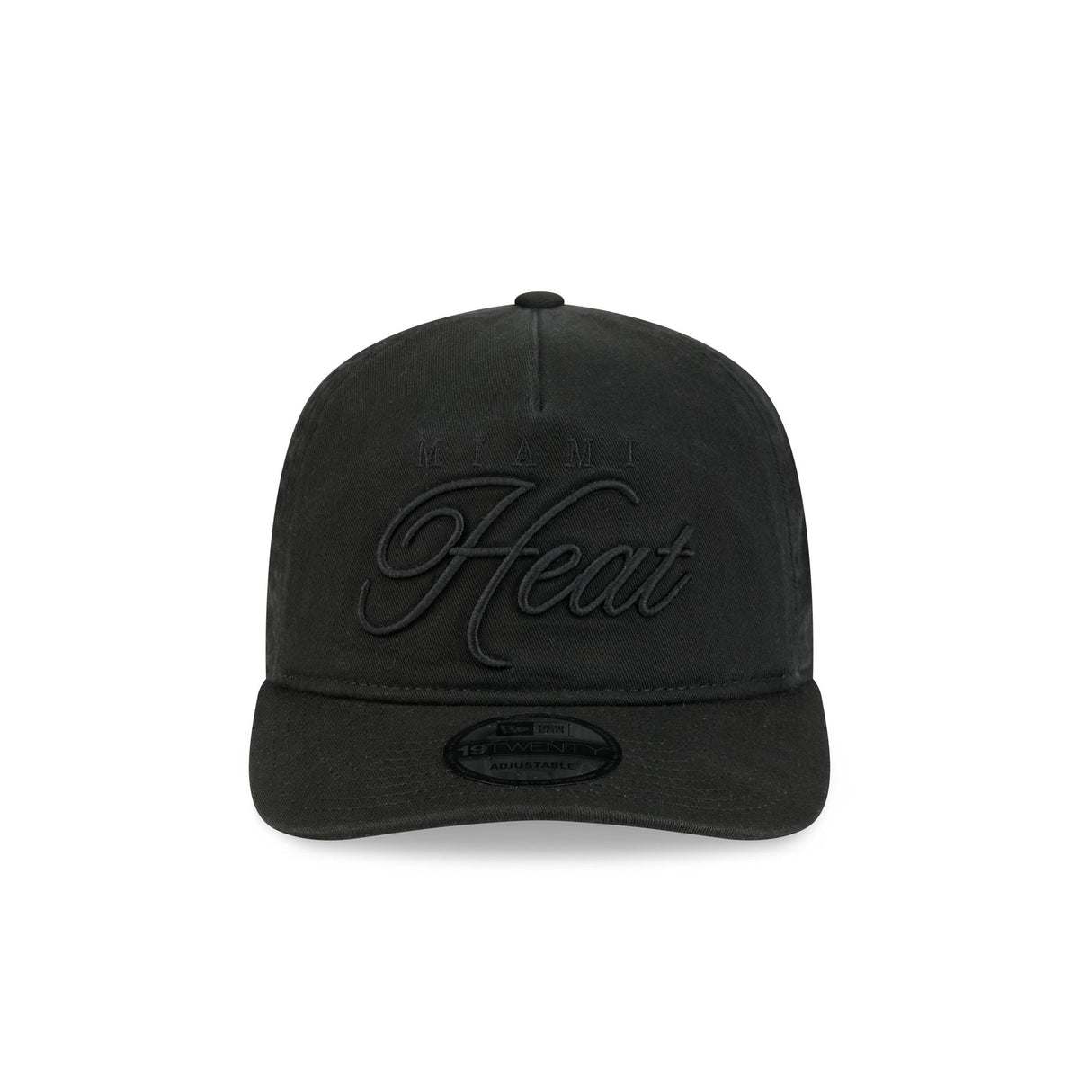 Miami Heat All Black Scripted 19TWENTY Adjustable Hat