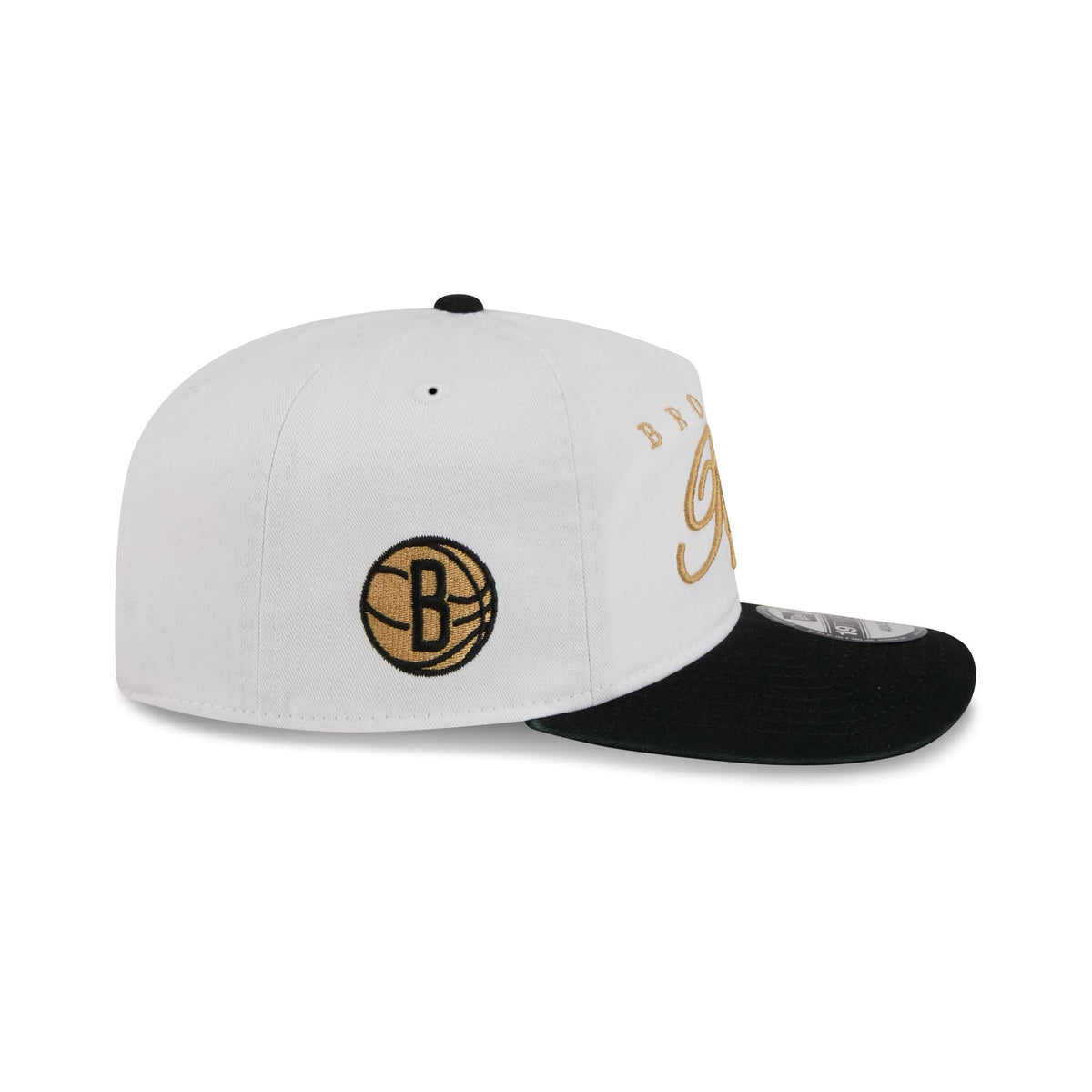 Brooklyn Nets Gold Scripted 19TWENTY Adjustable Hat