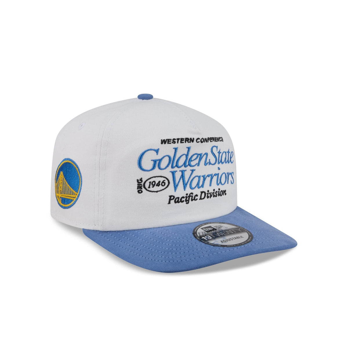 Golden State Warriors Conference Script 19TWENTY Snapback Hat