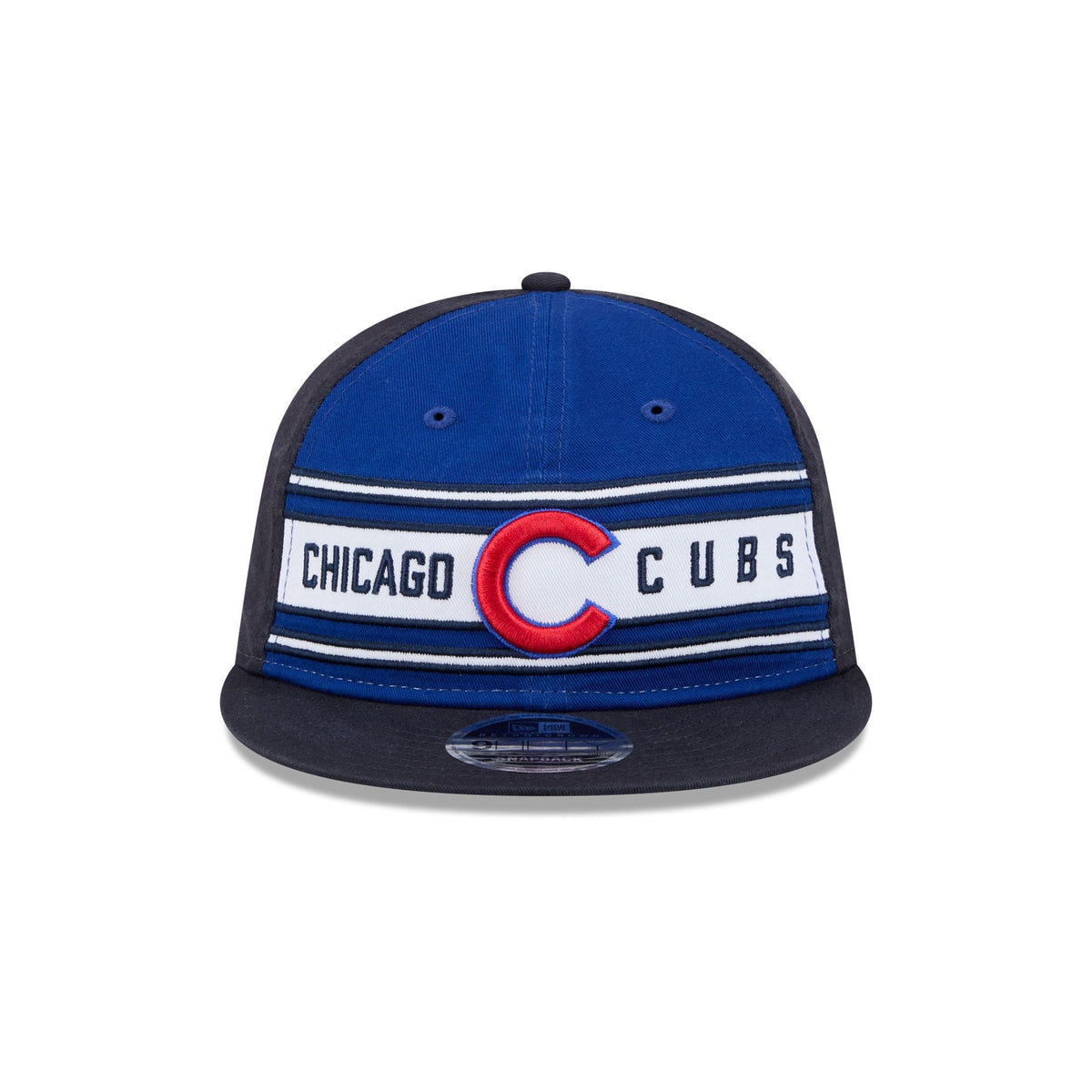 Chicago Cubs Team Stripes Retro Crown 9FIFTY Snapback Hat
