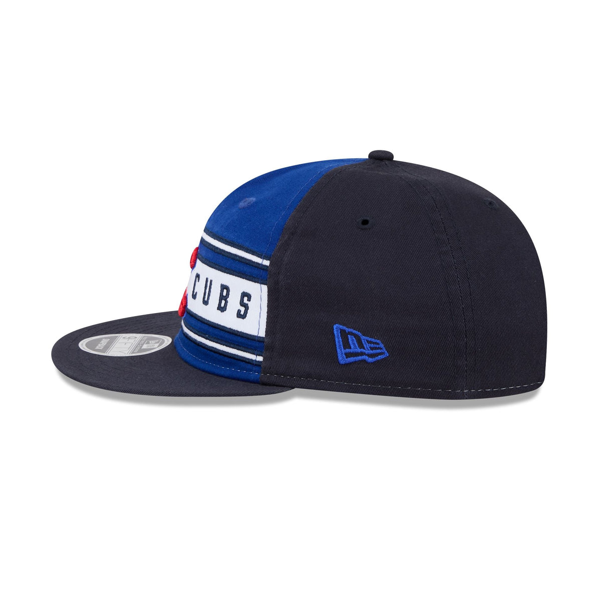 Chicago Cubs Team Stripes Retro Crown 9FIFTY Snapback Hat