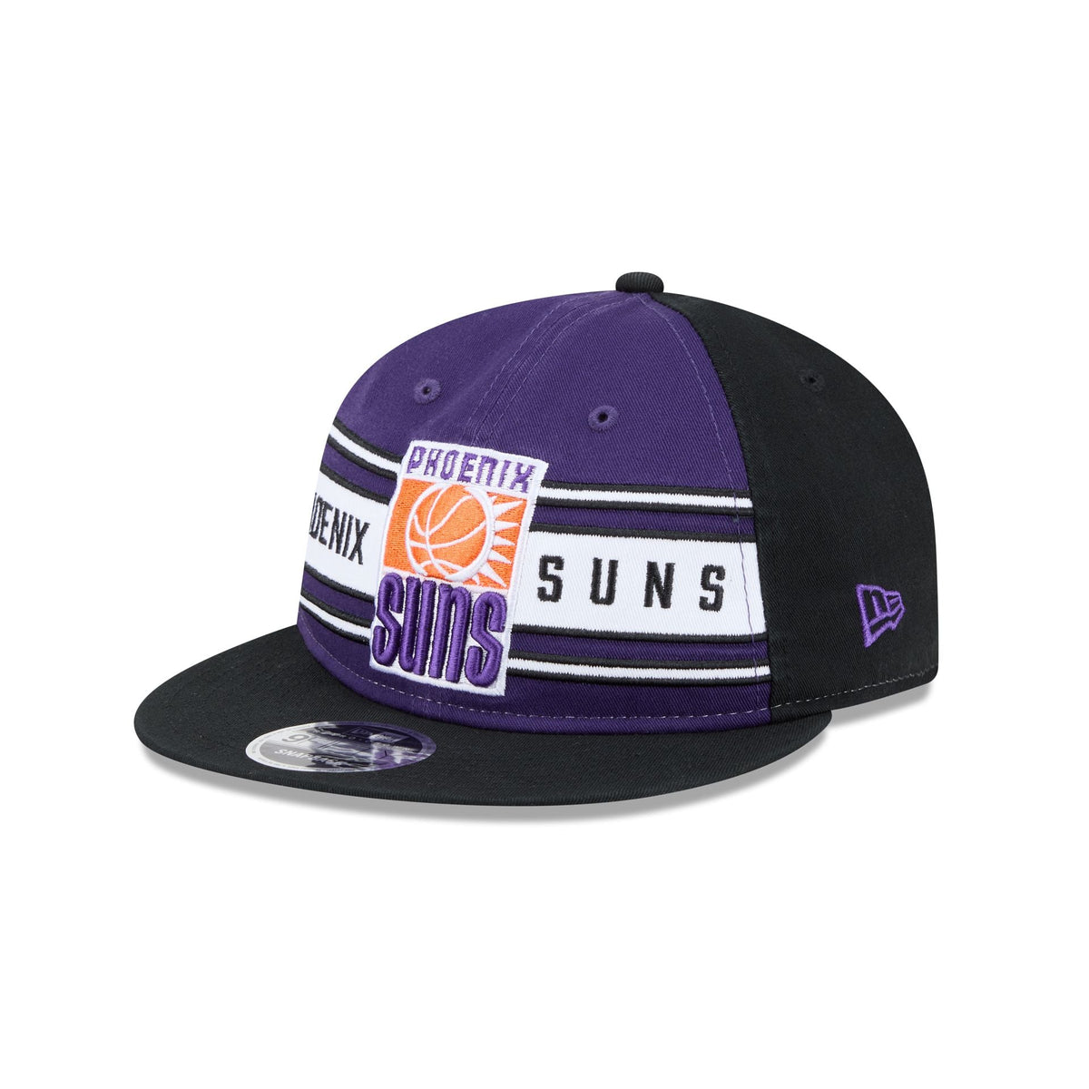 Phoenix Suns Team Stripes Retro Crown 9FIFTY Snapback Hat
