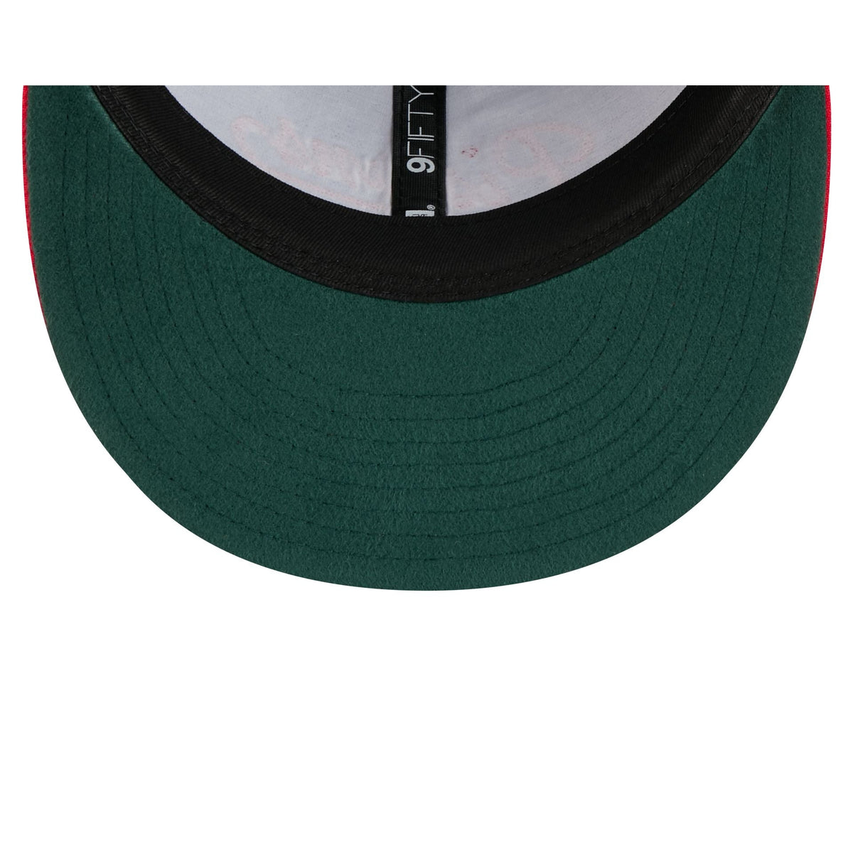 Detroit Pistons Chainstitch Script Retro Crown 9FIFTY Snapback Hat