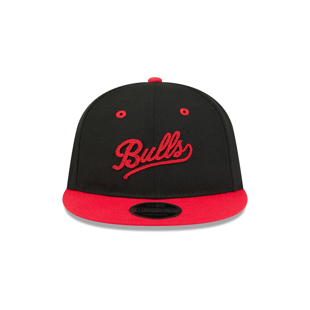 Chicago Bulls Chainstitch Script Retro Crown 9FIFTY Snapback Hat