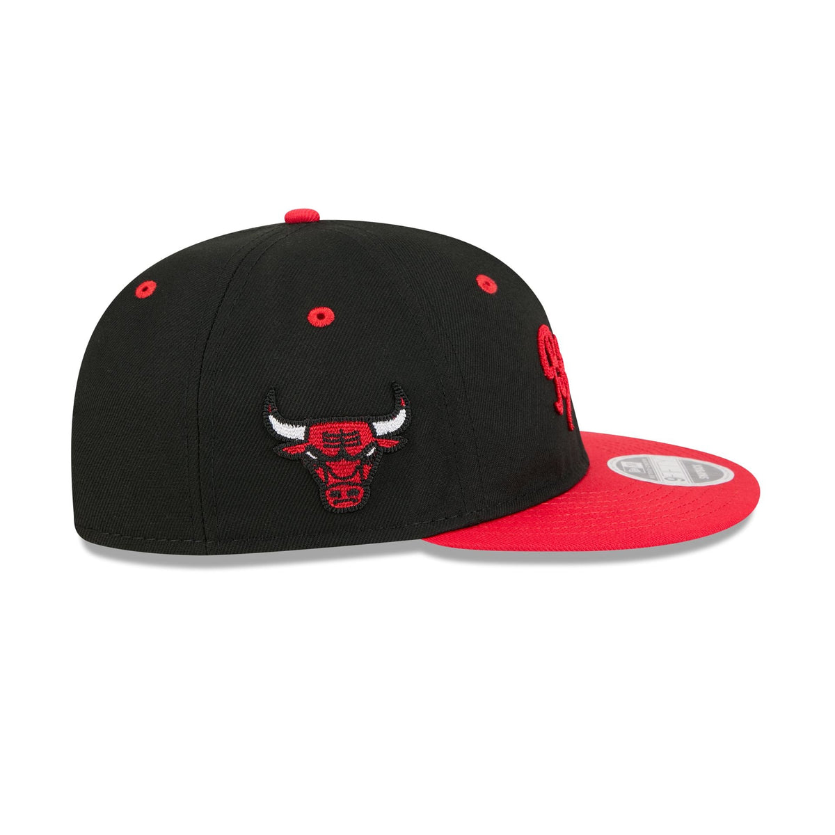 Chicago Bulls Chainstitch Script Retro Crown 9FIFTY Snapback Hat