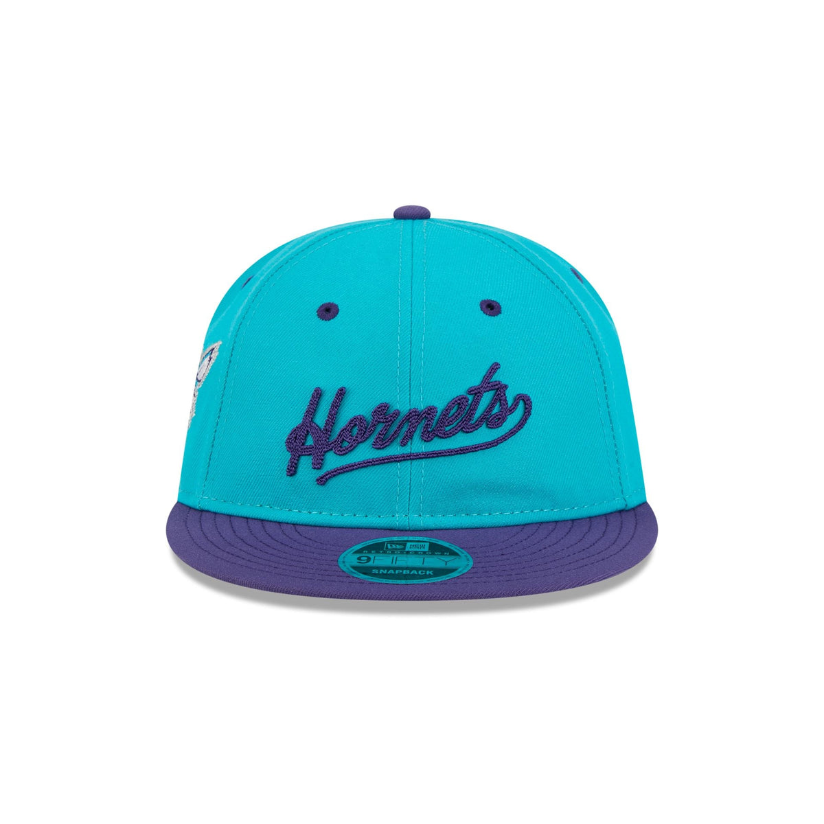 Charlotte Hornets Chainstitch Script Retro Crown 9FIFTY Snapback Hat