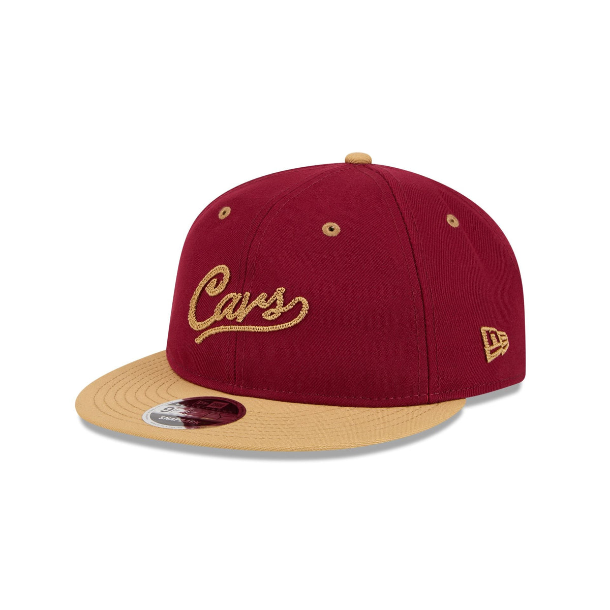 Cleveland Cavaliers Chainstitch Script Retro Crown 9FIFTY Snapback Hat