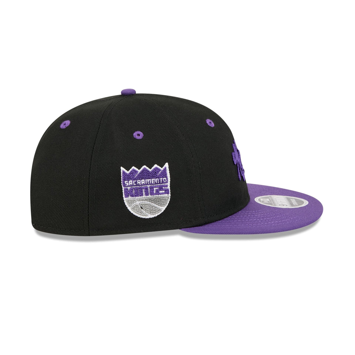 Sacramento Kings Chainstitch Script Retro Crown 9FIFTY Snapback Hat