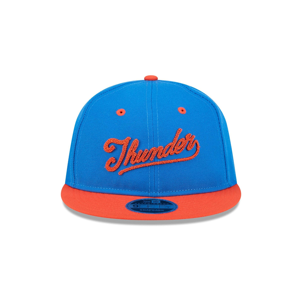 Oklahoma City Thunder Chainstitch Script Retro Crown 9FIFTY Snapback Hat