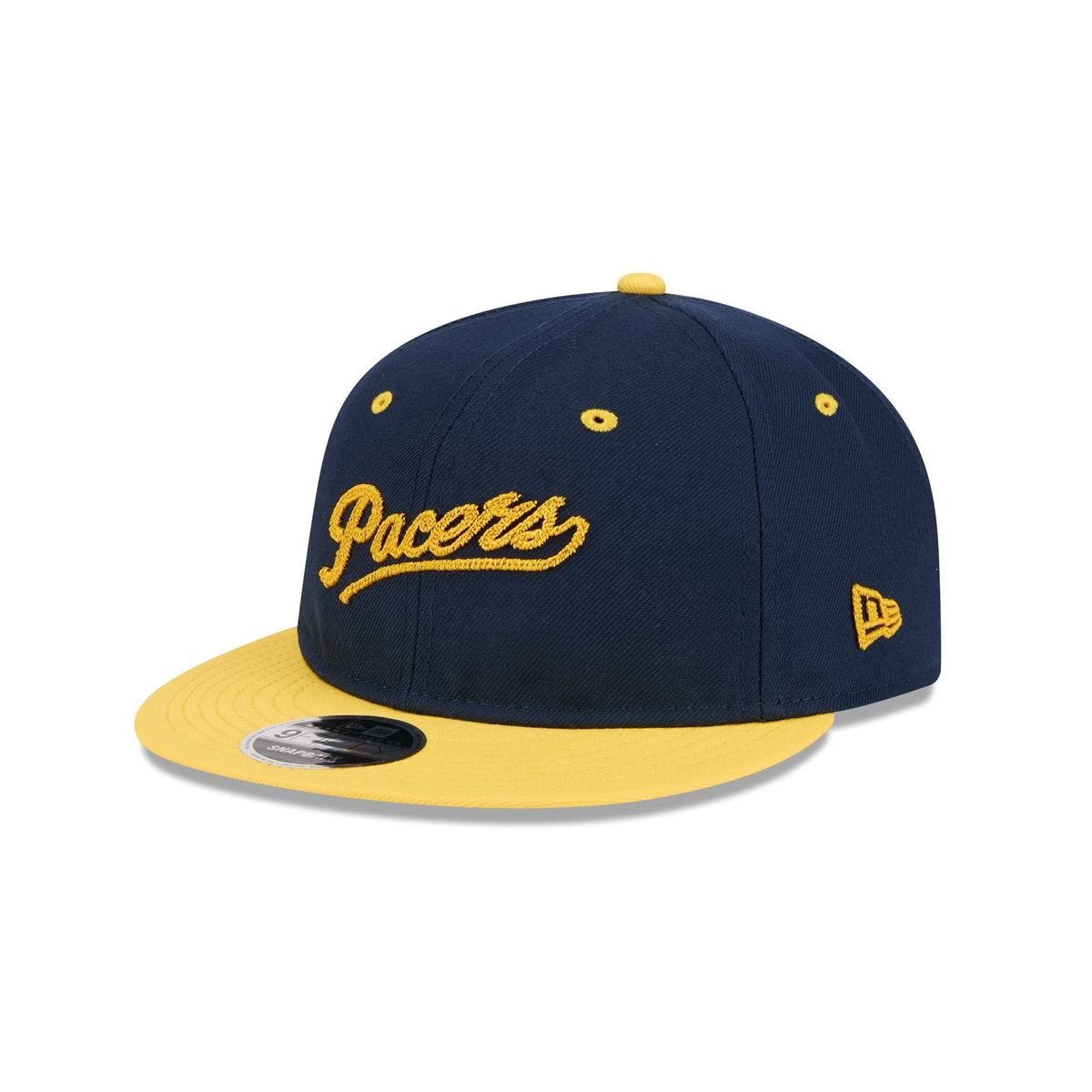 Indiana Pacers Chainstitch Script Retro Crown 9FIFTY Snapback Hat