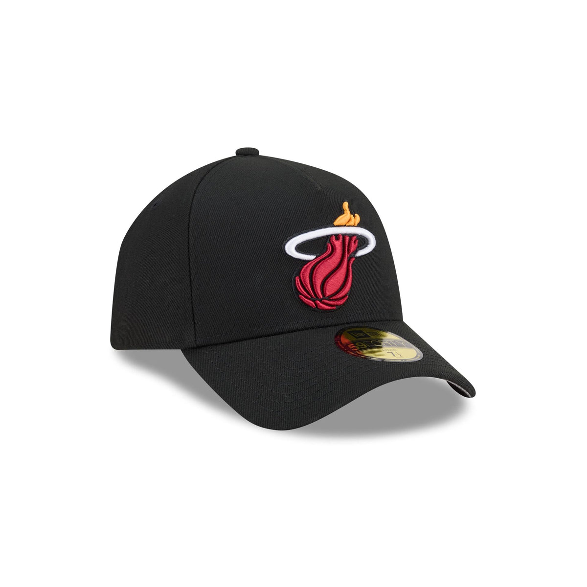 Miami Heat Team Side 59FORTY A-Frame Fitted Hat