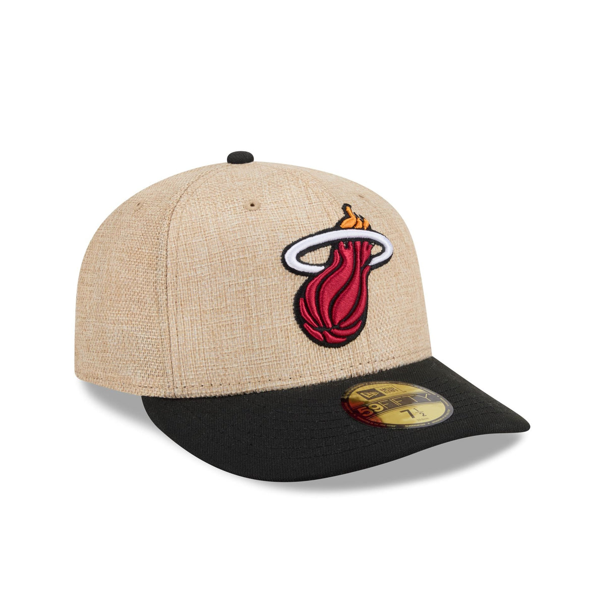Miami Heat Twine 59FIFTY Fitted Hat