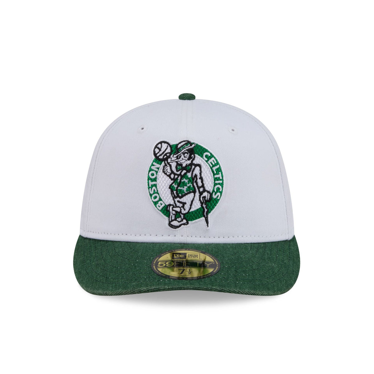Boston Celtics Hardwood Classics Diamond Stitch White 59FIFTY Fitted Hat