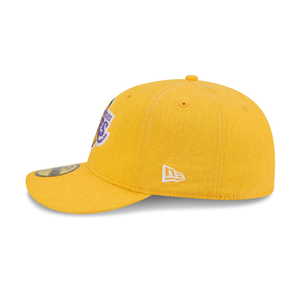 Los Angeles Lakers Hardwood Classics Diamond Stitch Yellow 59FIFTY Fitted Hat