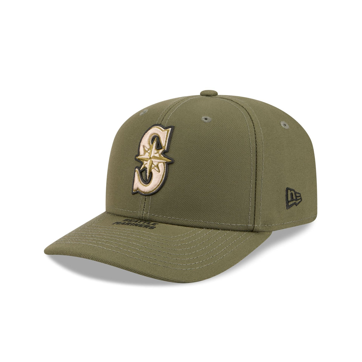 Seattle Mariners Armed Forces Day 2026 9SEVENTY Stretch-Snap Hat
