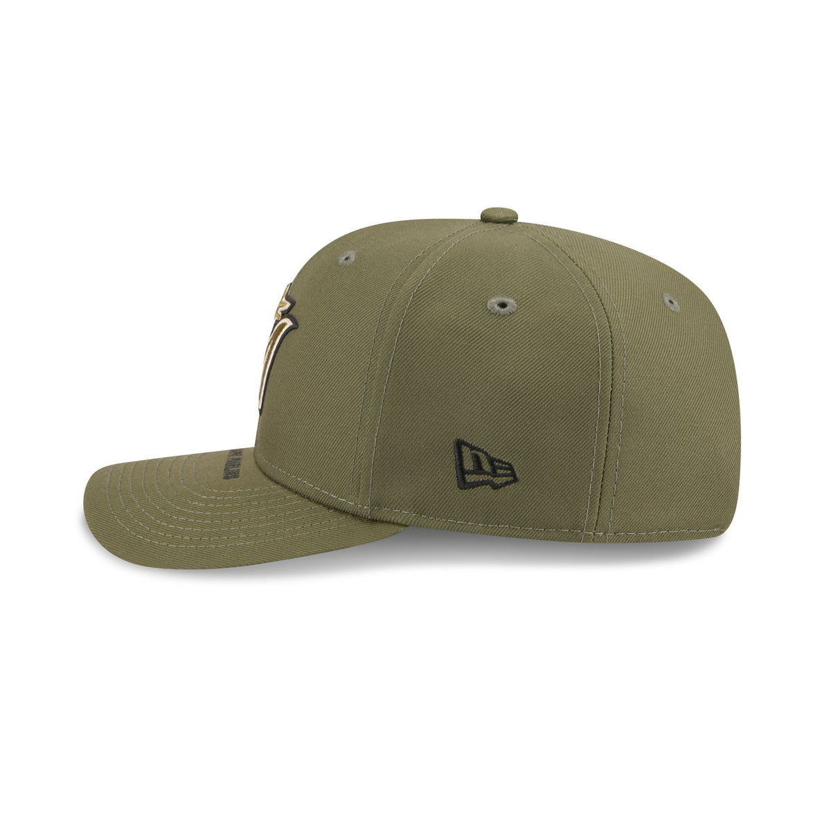 Miami Marlins Armed Forces Day 2026 9SEVENTY Stretch-Snap Hat