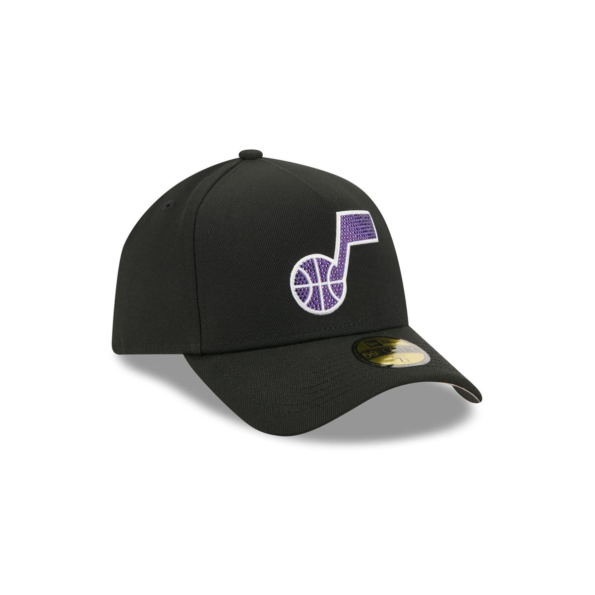Utah Jazz 2026 Draft Black 59FORTY A-Frame Fitted Hat