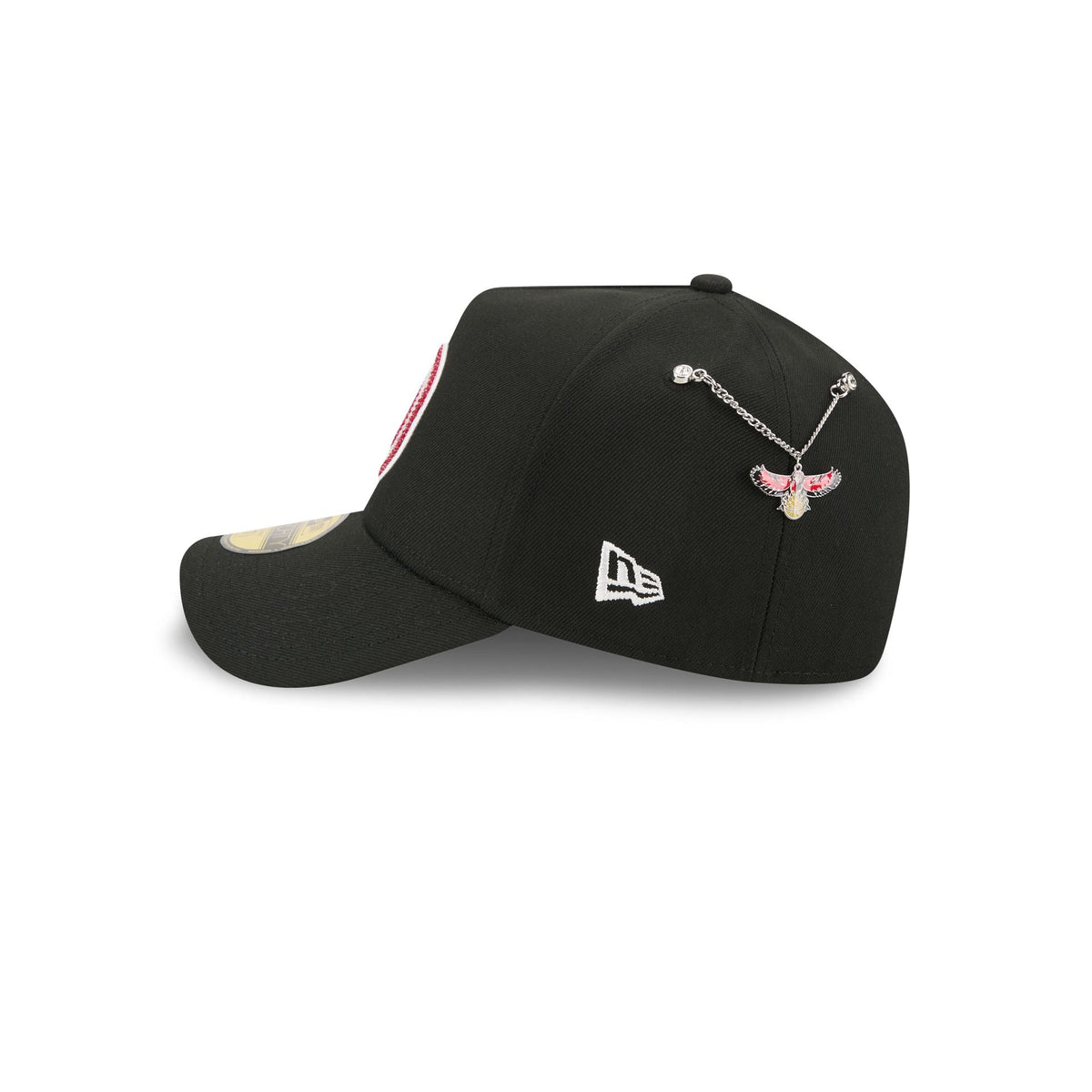 Atlanta Hawks 2026 Draft Black 59FORTY A-Frame Fitted Hat