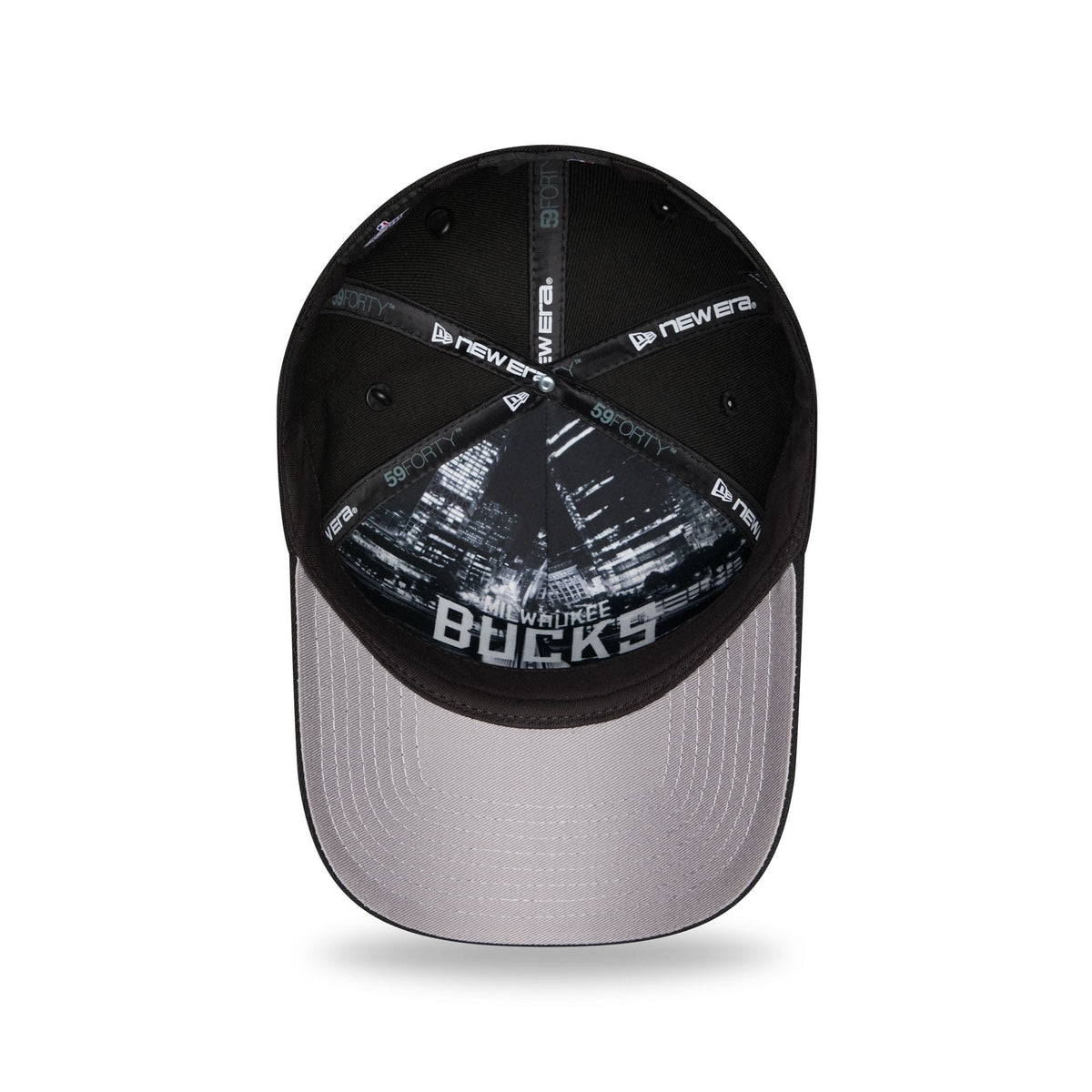Milwaukee Bucks 2026 Draft Black 59FORTY A-Frame Fitted Hat