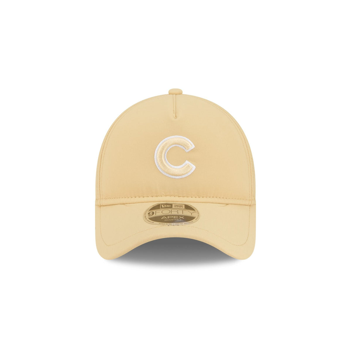 Chicago Cubs Beige 9FORTY APEX Snapback Hat