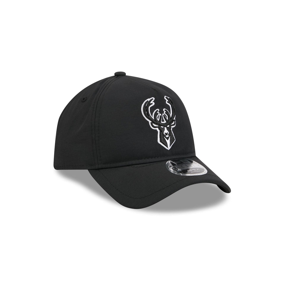 Milwaukee Bucks Black 9FORTY APEX Snapback Hat