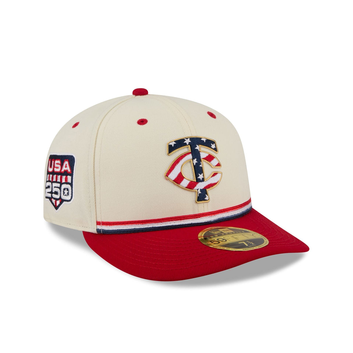 Minnesota Twins Independence Day 2026 Low Profile 59FIFTY Fitted Hat