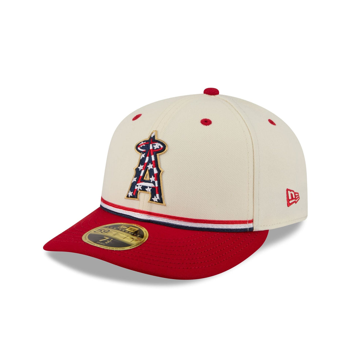 Los Angeles Angels Independence Day 2026 Low Profile 59FIFTY Fitted Hat