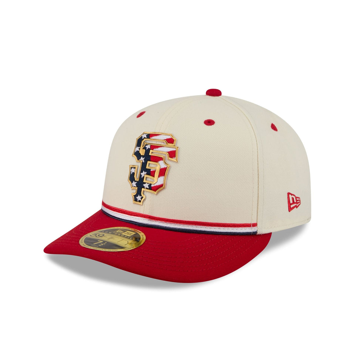 San Francisco Giants Independence Day 2026 Low Profile 59FIFTY Fitted Hat