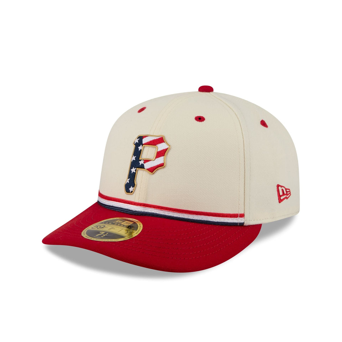 Pittsburgh Pirates Independence Day 2026 Low Profile 59FIFTY Fitted Hat