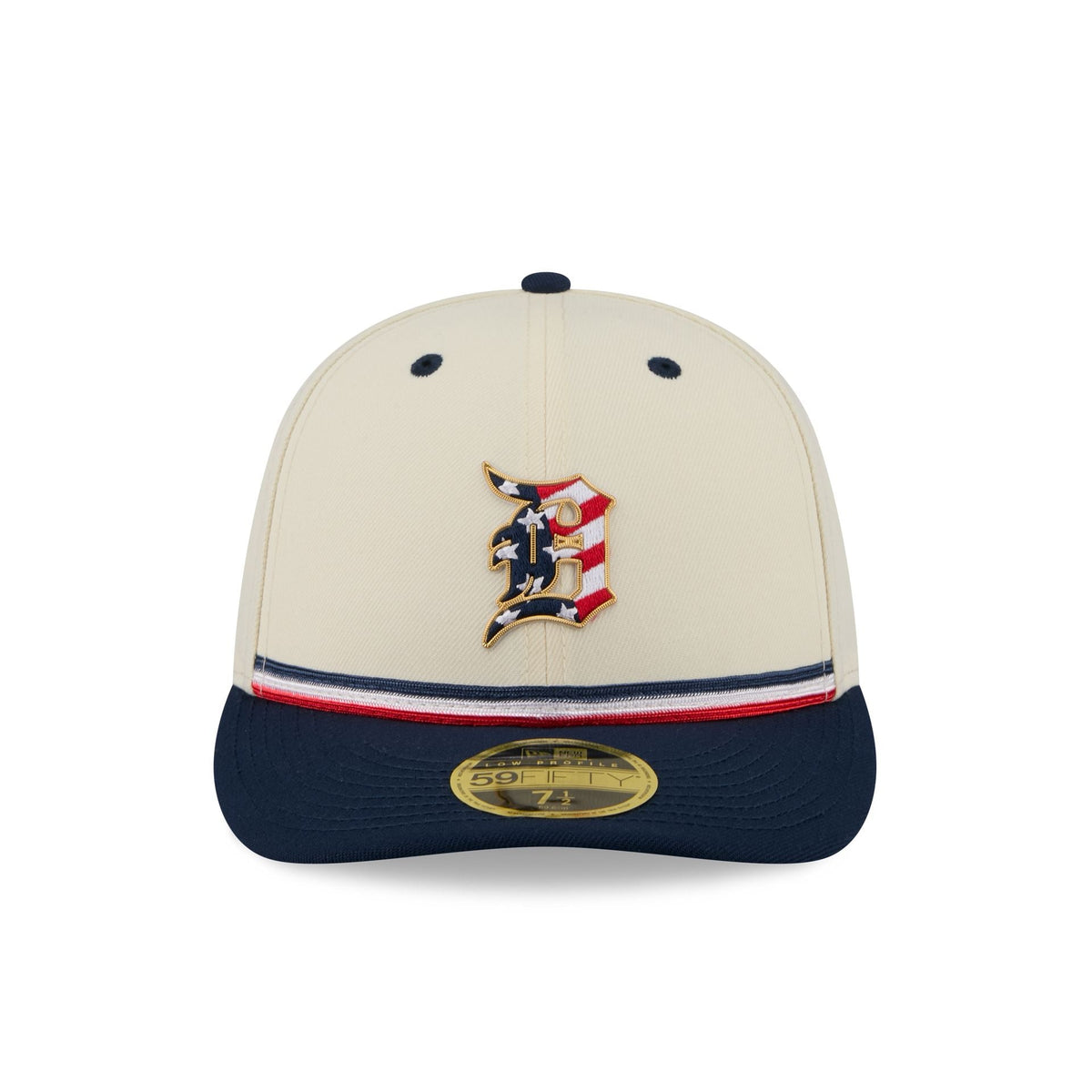 Detroit Tigers Independence Day 2026 Low Profile 59FIFTY Fitted Hat