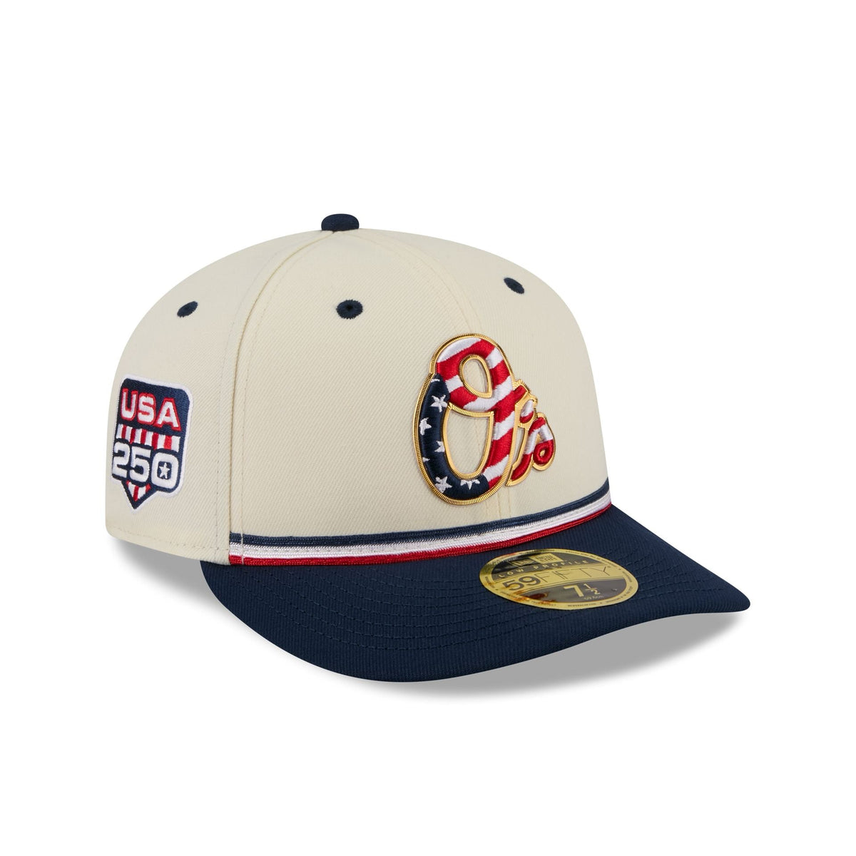 Baltimore Orioles Independence Day 2026 Low Profile 59FIFTY Fitted Hat