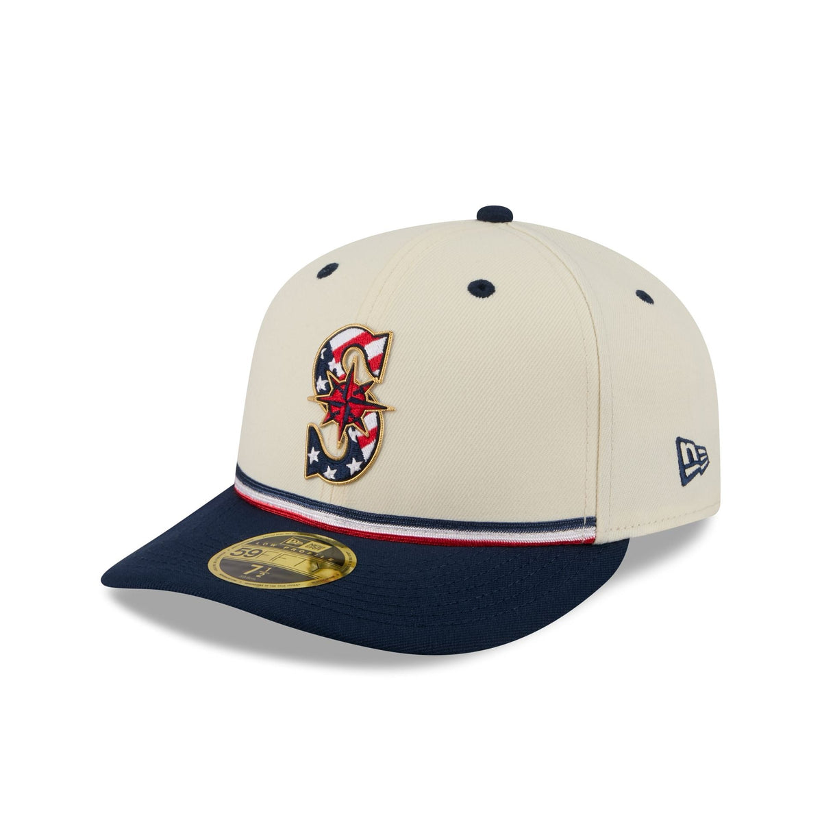 Seattle Mariners Independence Day 2026 Low Profile 59FIFTY Fitted Hat