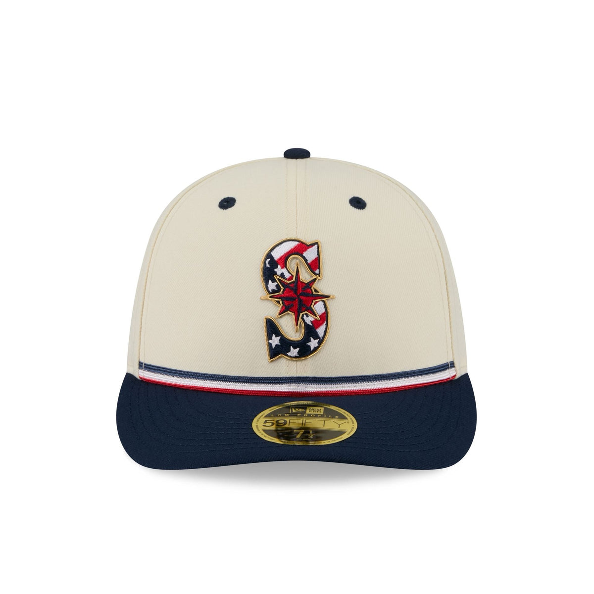 Seattle Mariners Independence Day 2026 Low Profile 59FIFTY Fitted Hat