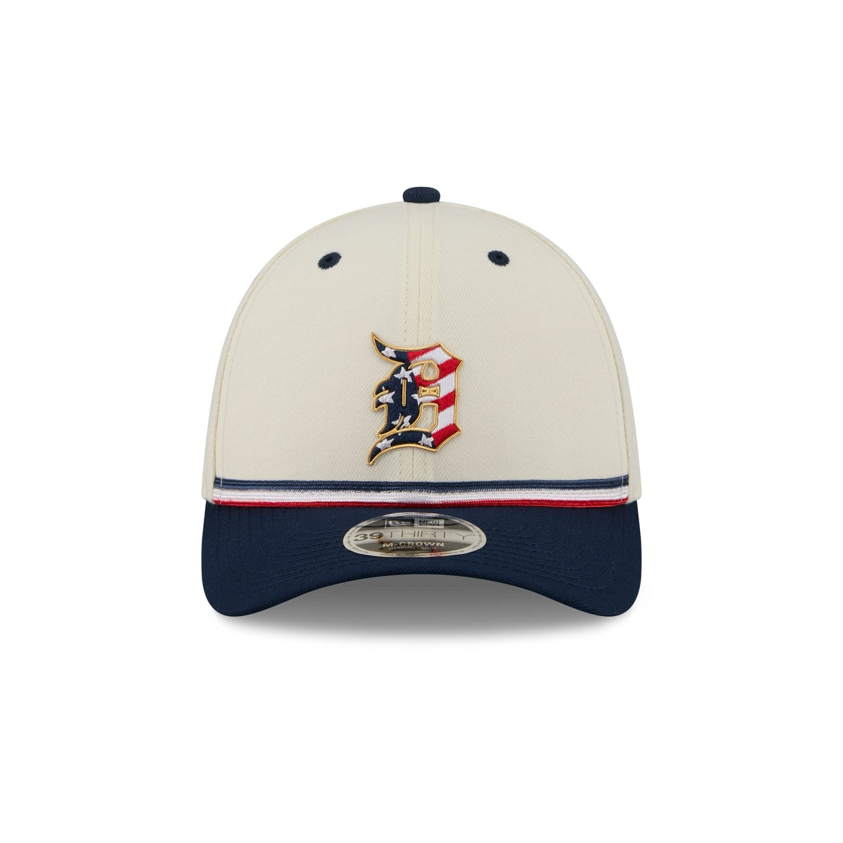 Detroit Tigers Independence Day 2026 39THIRTY M-Crown Stretch Fit Hat
