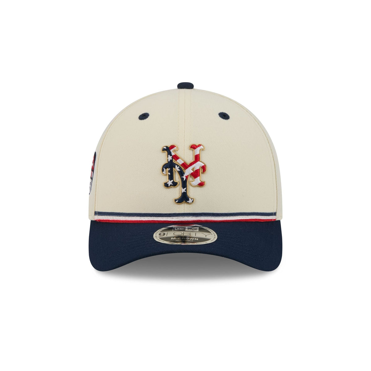 New York Mets Independence Day 2026 9FORTY M-Crown Snapback Hat