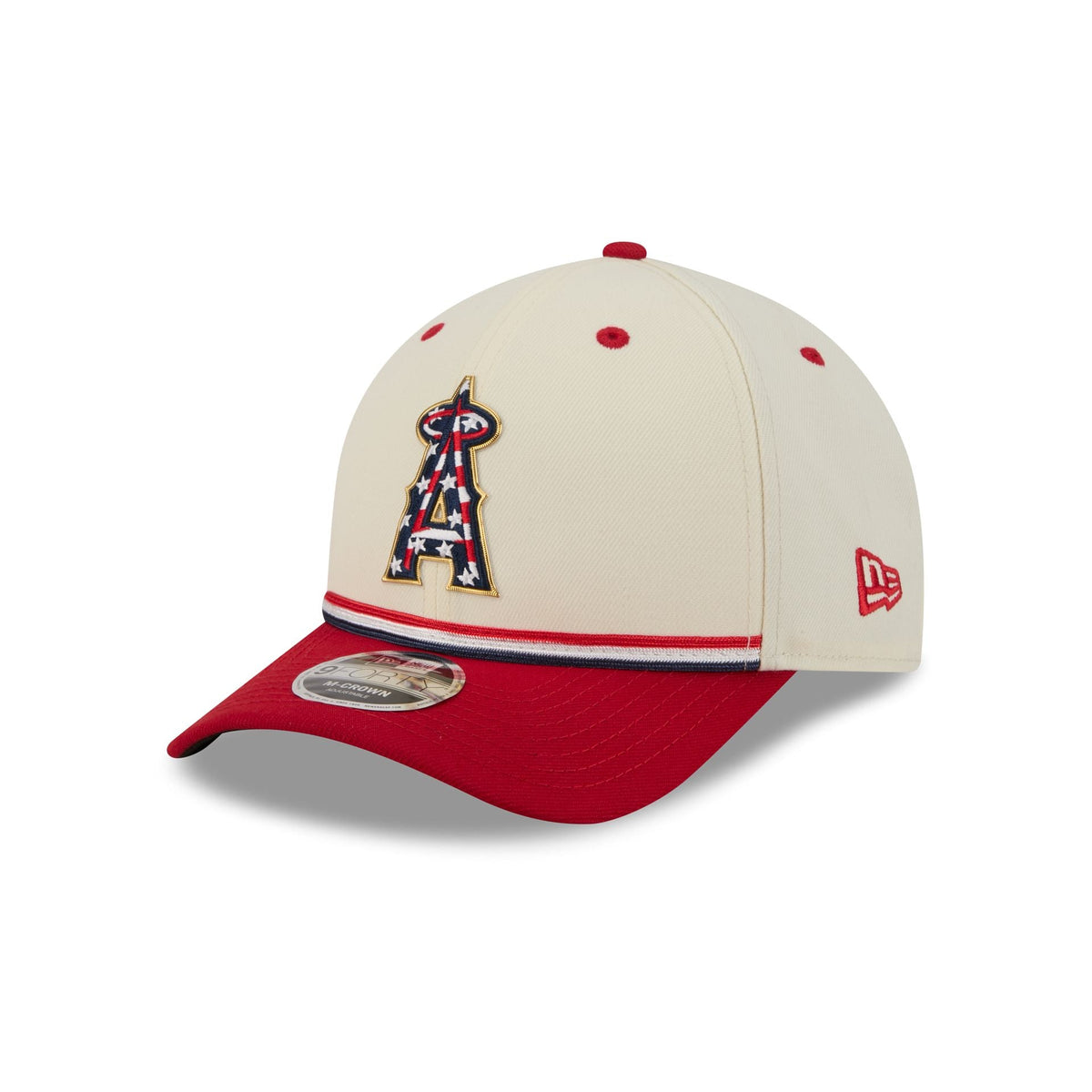 Los Angeles Angels Independence Day 2026 9FORTY M-Crown Snapback Hat