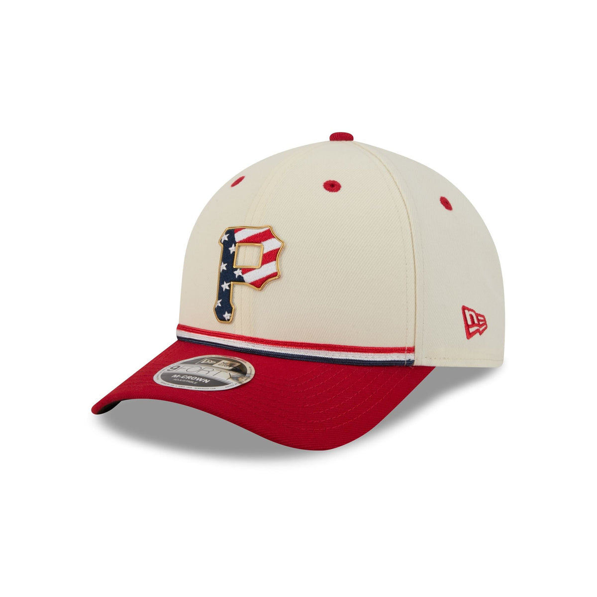 Pittsburgh Pirates Independence Day 2026 9FORTY M-Crown Snapback Hat