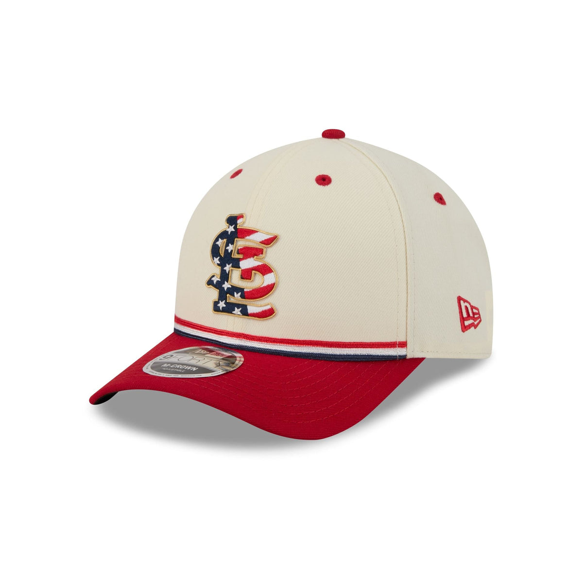 St. Louis Cardinals Independence Day 2026 9FORTY M-Crown Snapback Hat