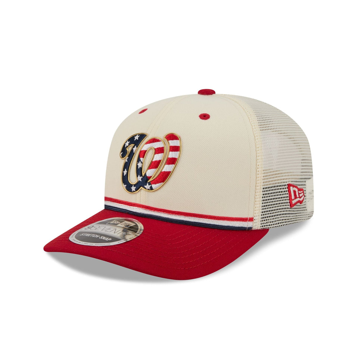 Washington Nationals Independence Day 2026 9SEVENTY Trucker Hat