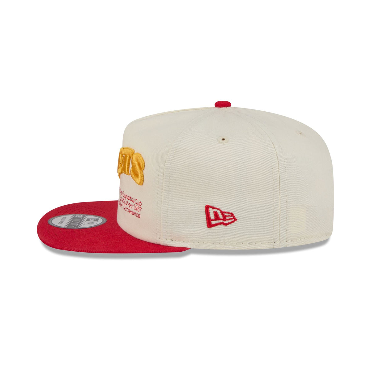 Houston Rockets Conference Script Chrome White 19TWENTY Adjustable Hat