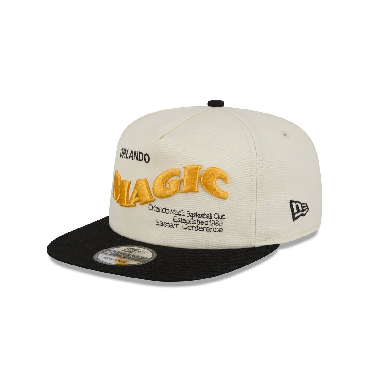 Orlando Magic Conference Script Chrome White 19TWENTY Adjustable Hat