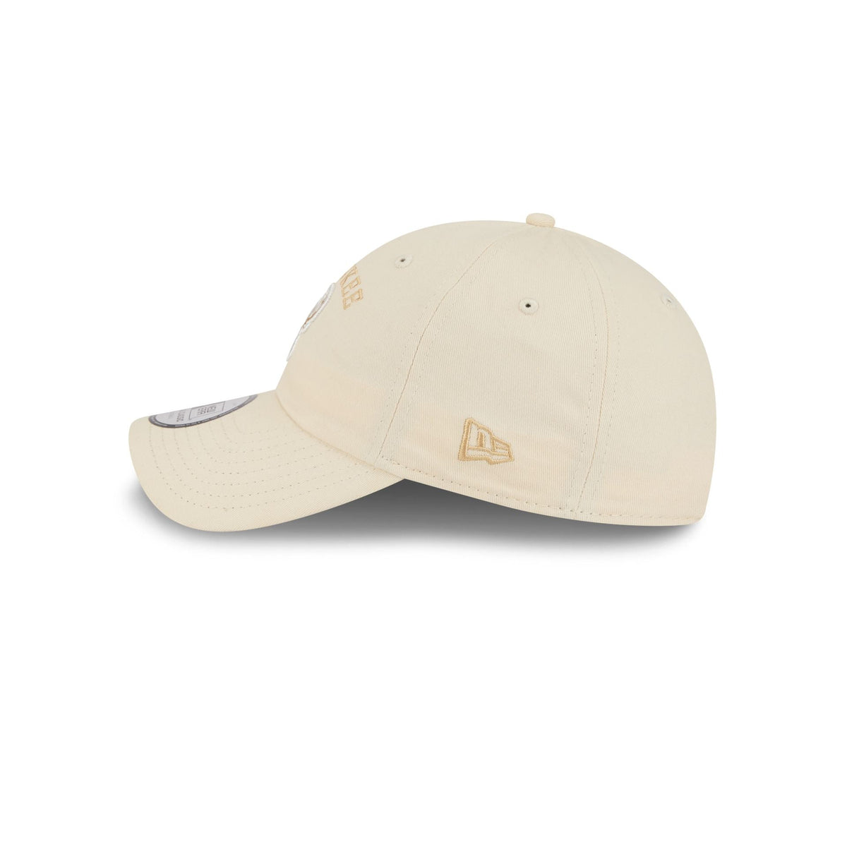 Milwaukee Bucks Team Logo Cream Casual Classic Adjustable Hat